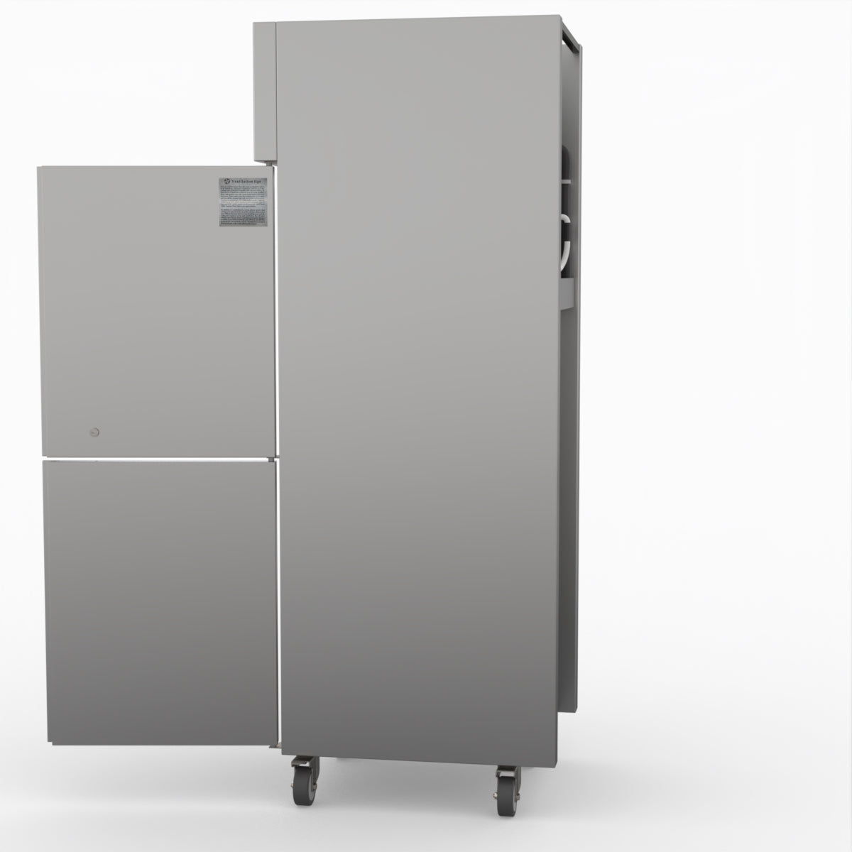 Thermaster Tropical 2 X Half Door Ss Freezer SUF500