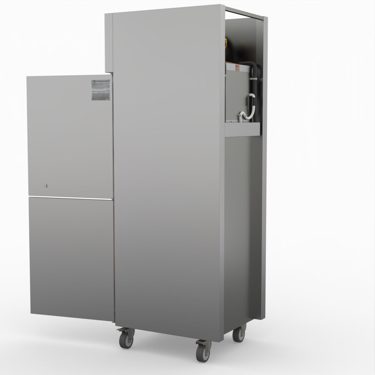 Thermaster Tropical 2 X Half Door Ss Freezer SUF500
