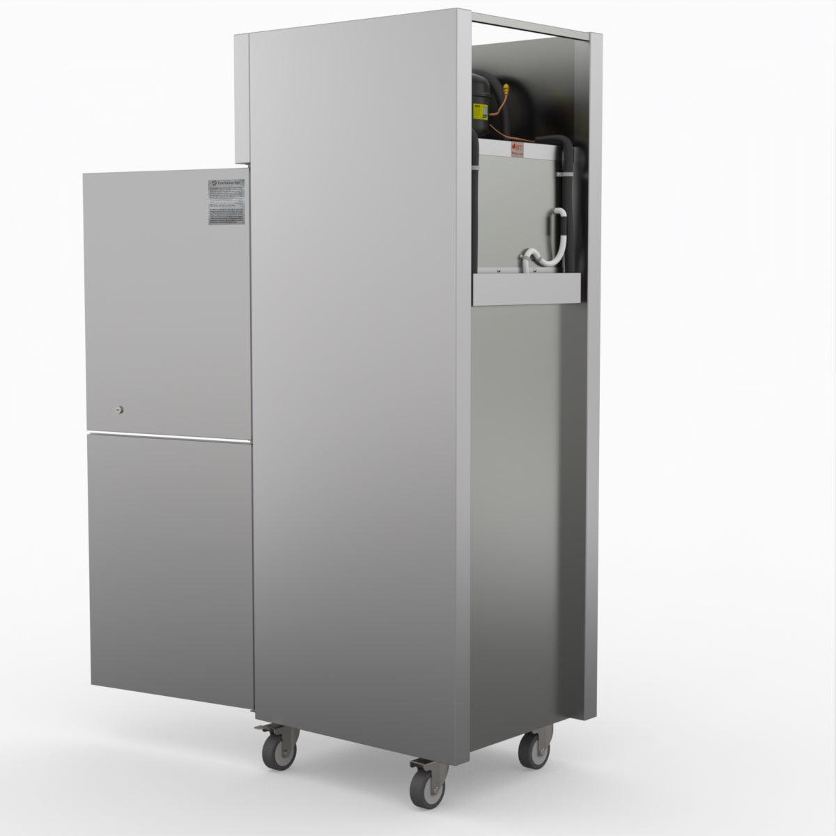 Thermaster Tropical 2 X Half Door Ss Freezer SUF500