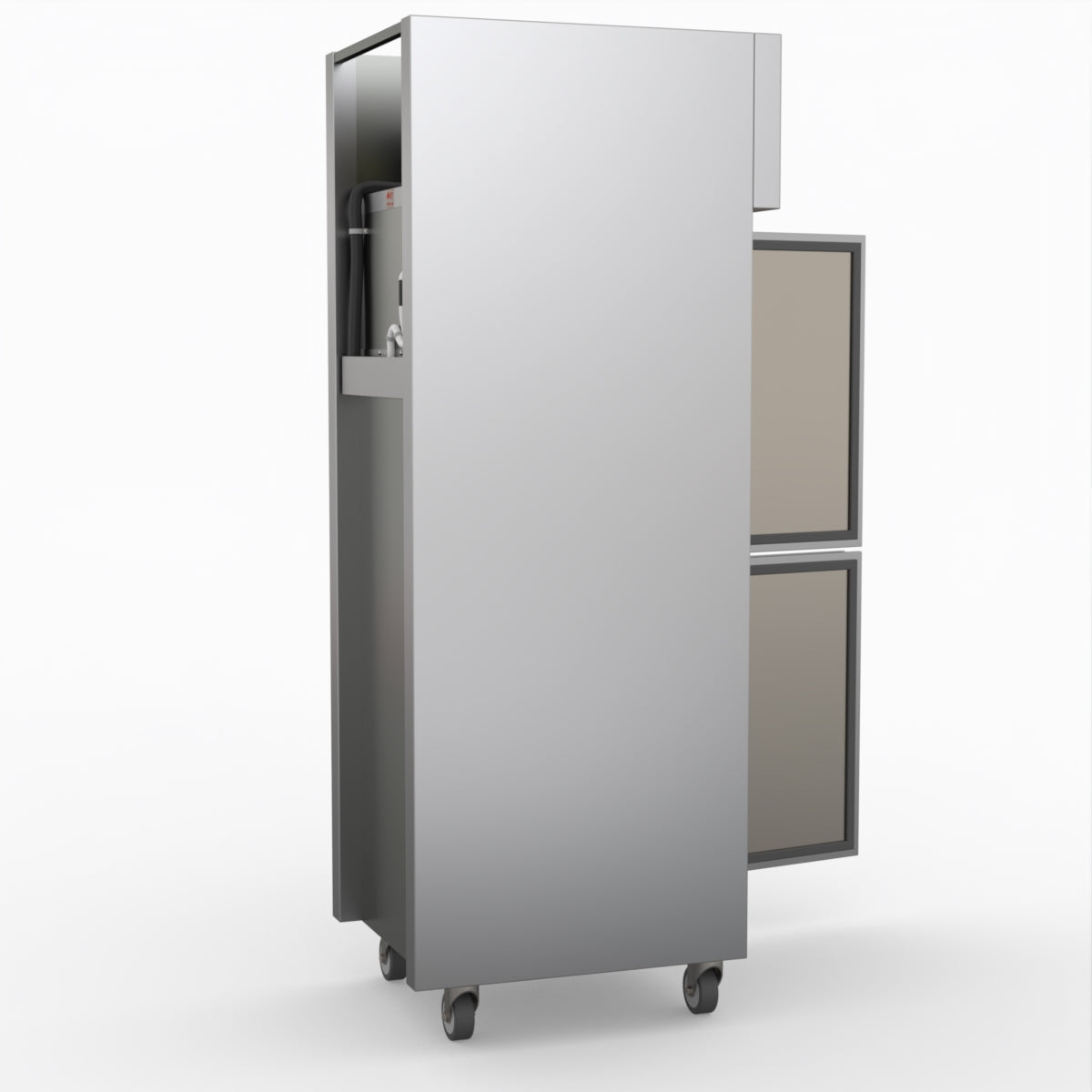 Thermaster Tropical 2 X Half Door Ss Freezer SUF500