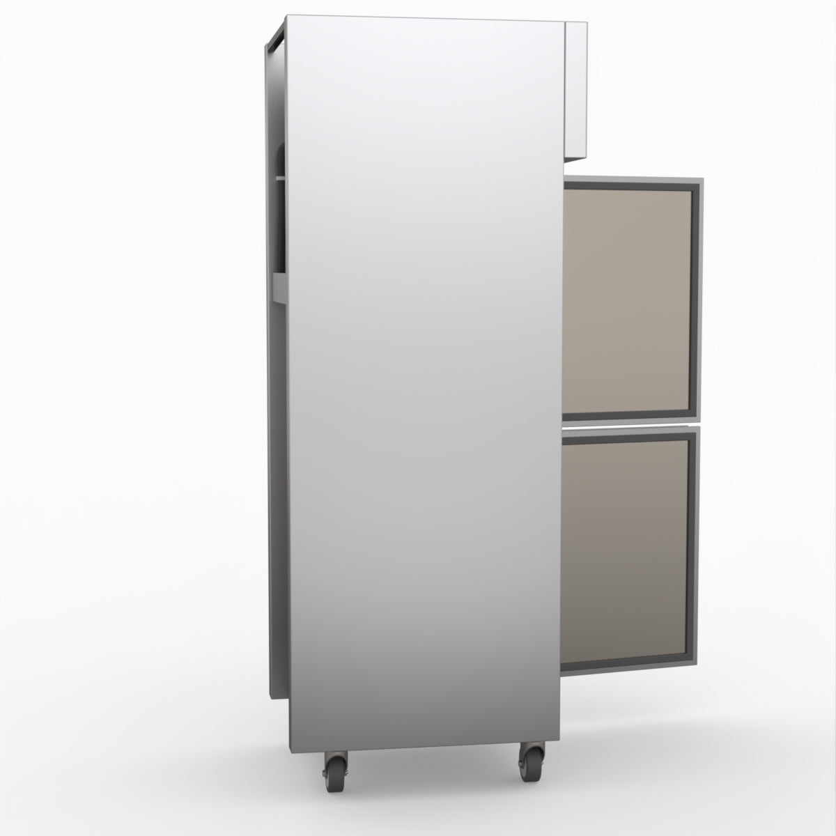 Thermaster Tropical 2 X Half Door Ss Freezer SUF500