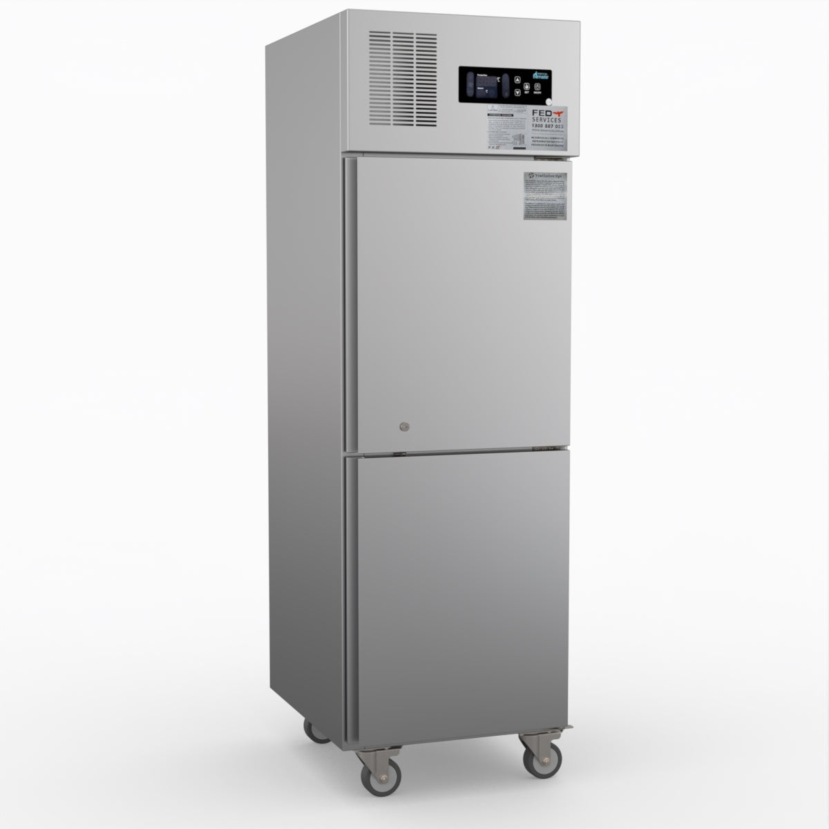Thermaster Tropical 2 X Half Door Ss Freezer SUF500