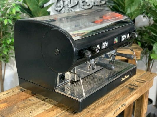 San Marino Lisa - 2 Group Commercial Espresso Machine - Black