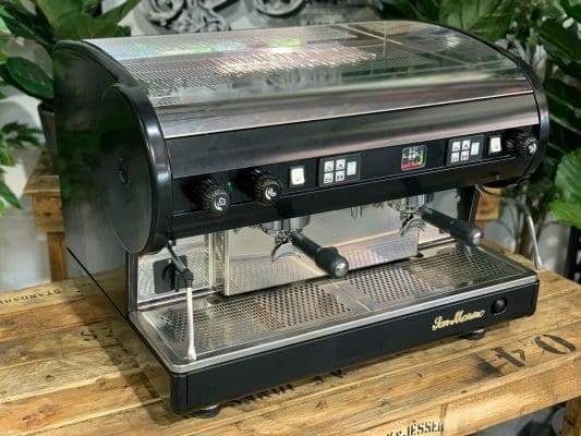 San Marino Lisa - 2 Group Commercial Espresso Machine - Black