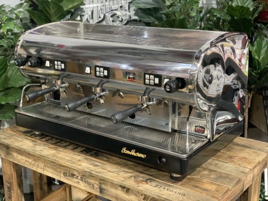 San Marino Lisa Base - 3 Group Commercial Espresso Machine - Black