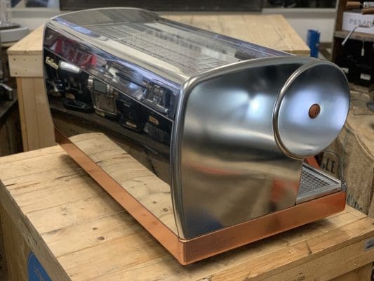 San Marino Lisa Brass Base - 3 Group Commercial Espresso Machine