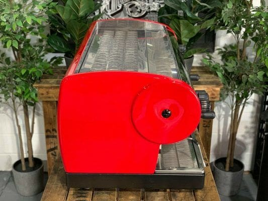 San Marino Lisa - 3 Group Commercial Espresso Machine - Red