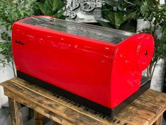 San Marino Lisa - 3 Group Commercial Espresso Machine - Red