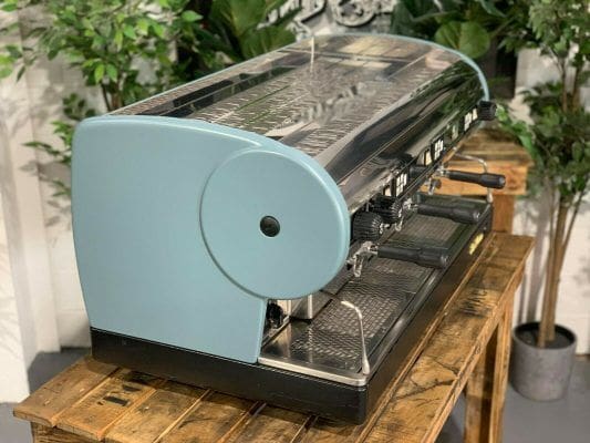 San Marino Lisa Blue - 3 Group Commercial Espresso Machine - Green