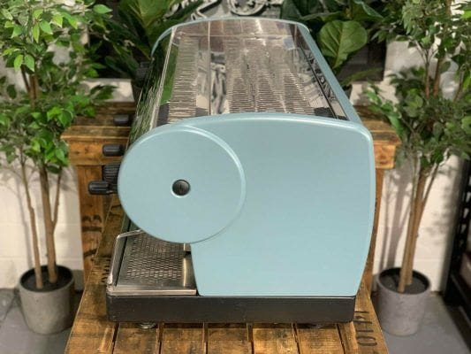 San Marino Lisa Blue - 3 Group Commercial Espresso Machine - Green