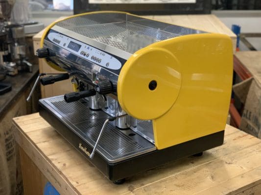 San Marino Lisa R - 2 Group Commercial Espresso Machine - Yellow