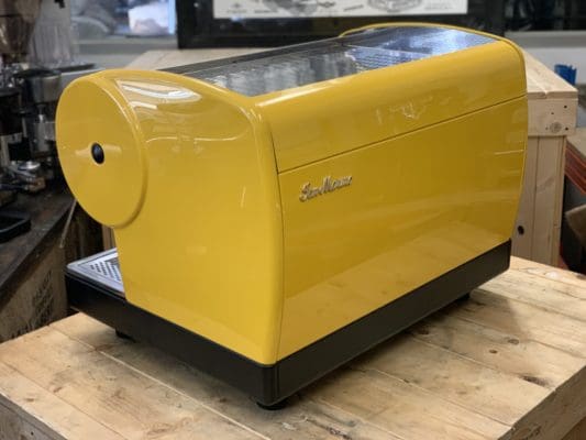San Marino Lisa R - 2 Group Commercial Espresso Machine - Yellow