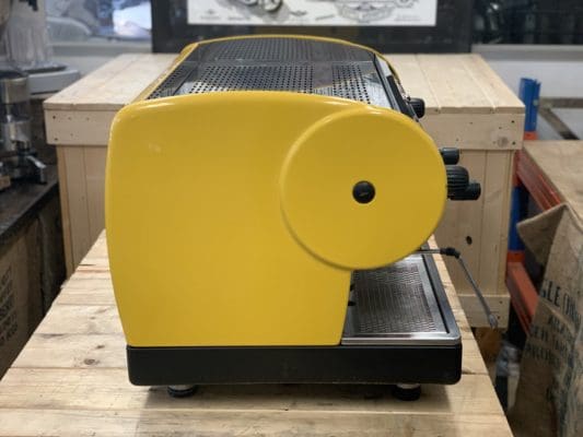 San Marino Lisa R - 2 Group Commercial Espresso Machine - Yellow