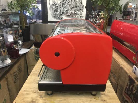San Marino Lisa R - 3 Group Commercial Espresso Machine - Red