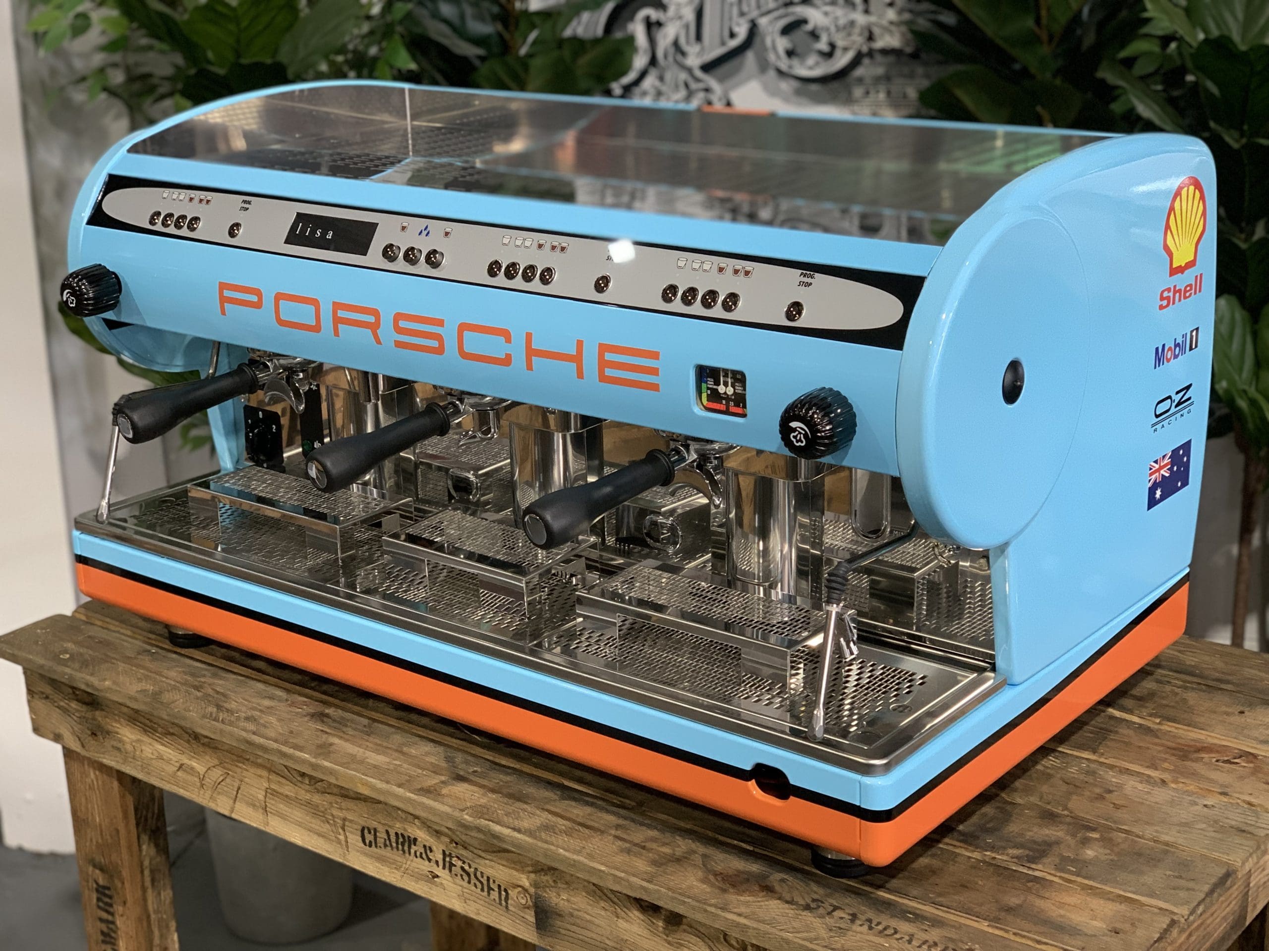 San Marino Lisa R - 3 Group Commercial Espresso Machine - Custom Wrap