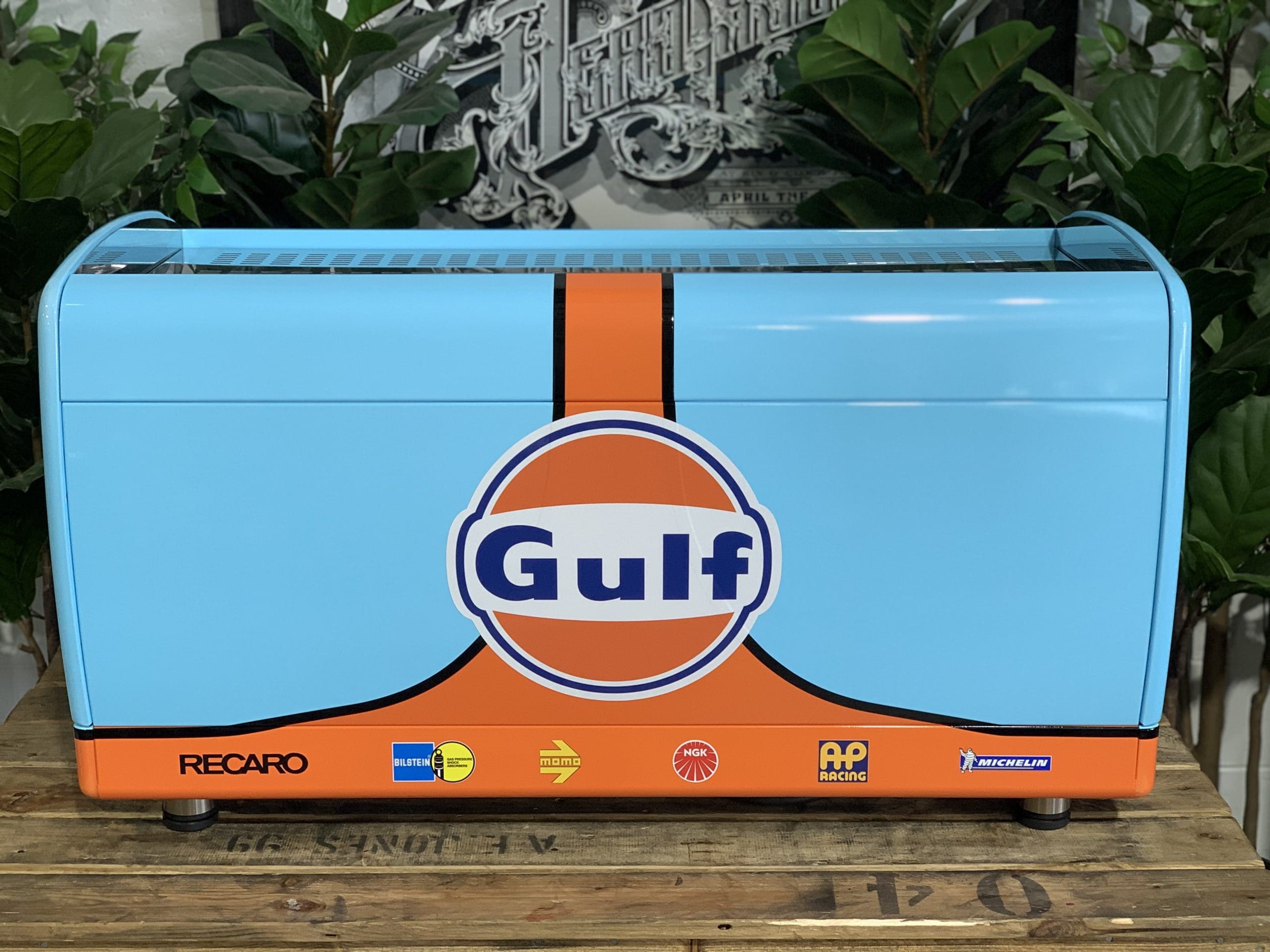San Marino Lisa R - 3 Group Commercial Espresso Machine - Custom Wrap
