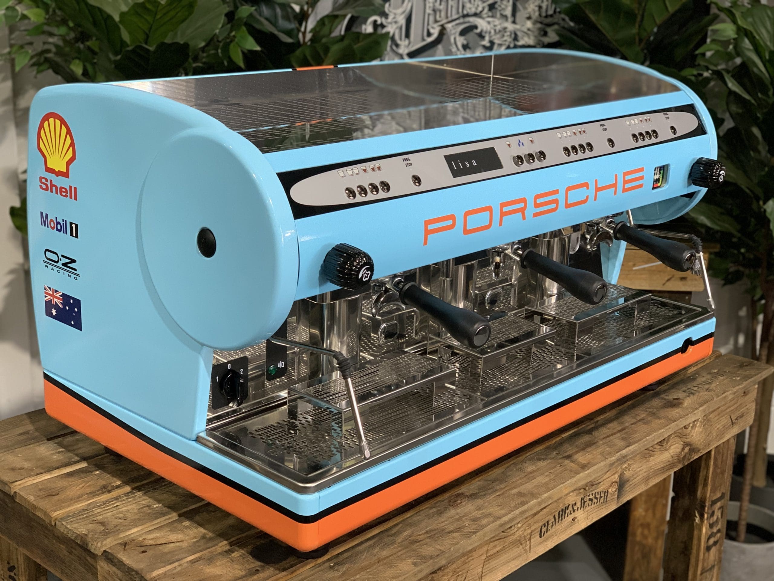 San Marino Lisa R - 3 Group Commercial Espresso Machine - Custom Wrap