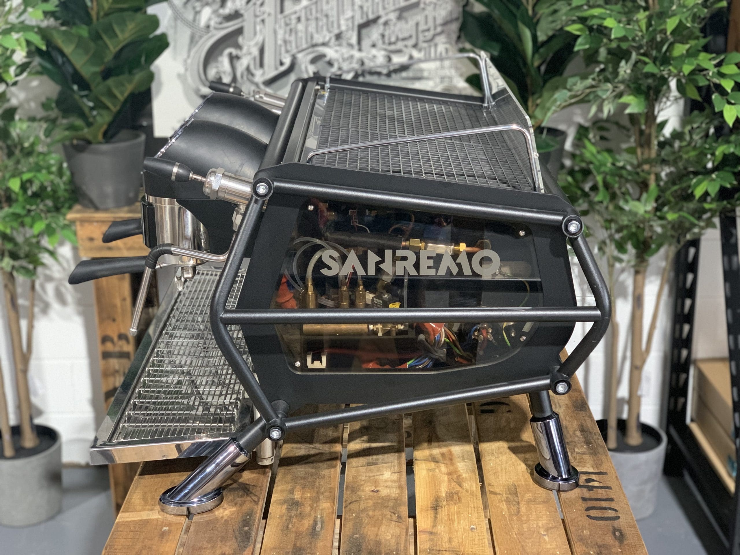 San Remo Cafe Racer - 2 Group Commercial Espresso Machine - Black