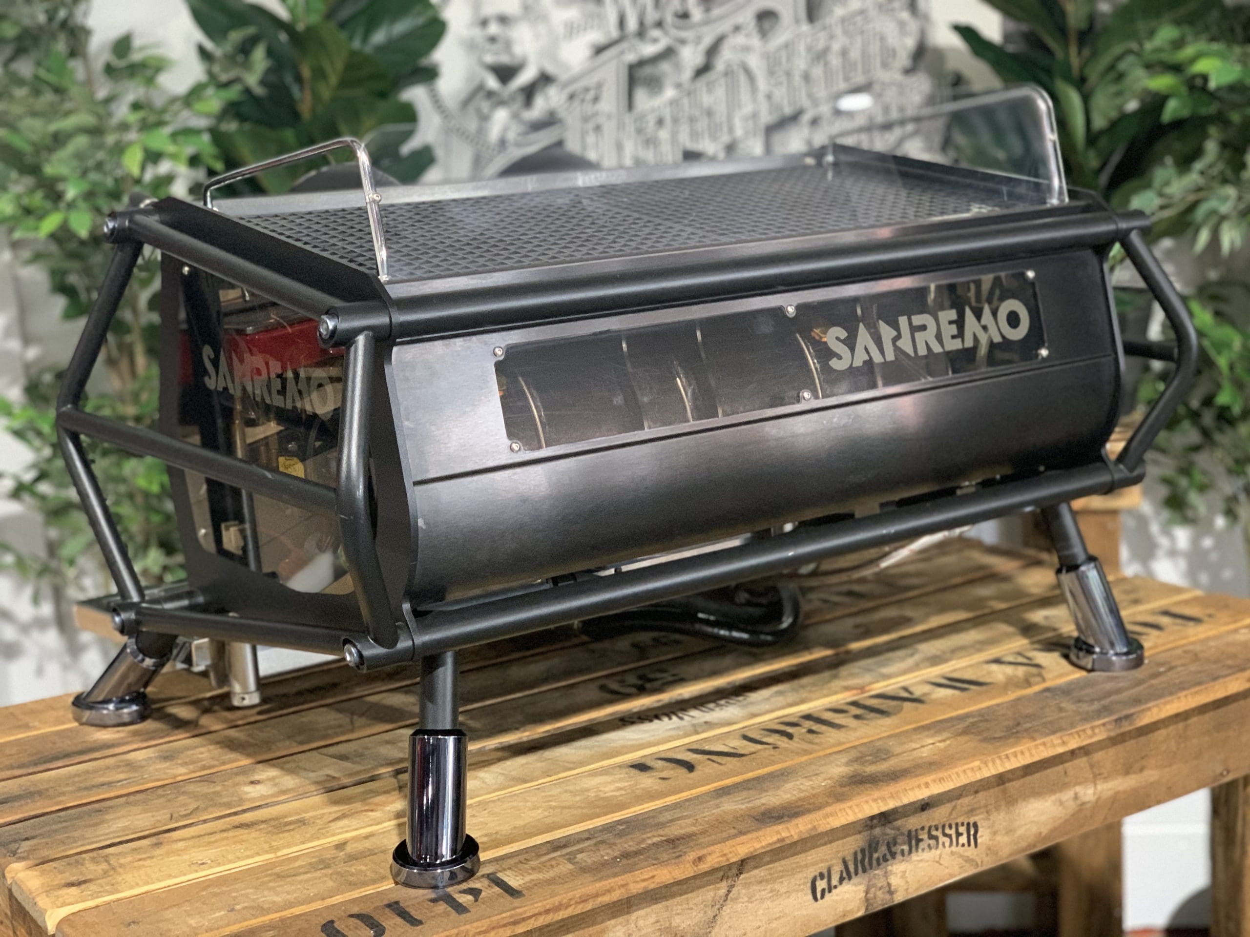 San Remo Cafe Racer - 2 Group Commercial Espresso Machine - Black