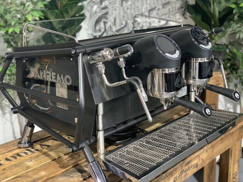 San Remo Cafe Racer - 2 Group Commercial Espresso Machine - Black