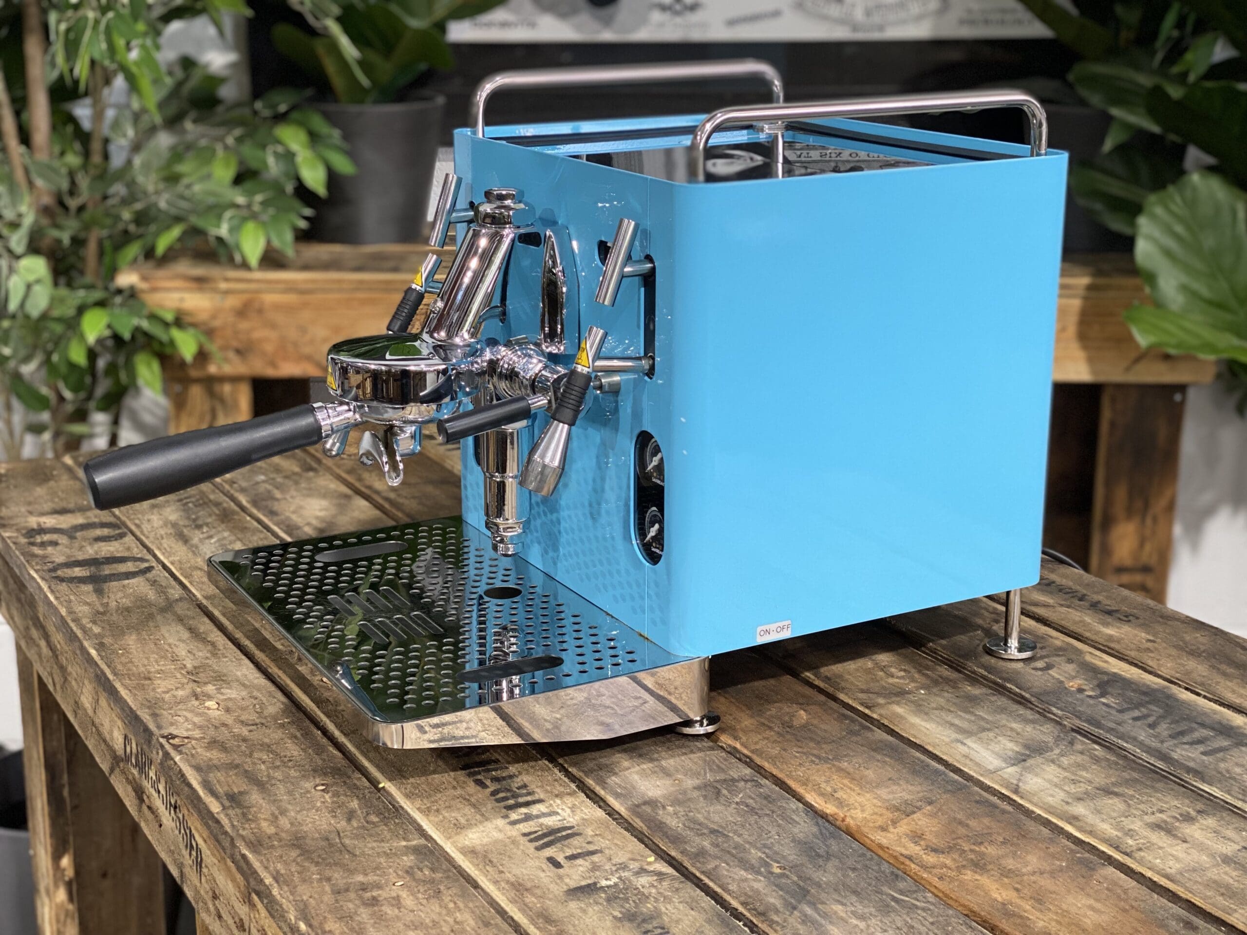 San Remo Cube R - 1 Group Commercial Espresso Machine - Blue