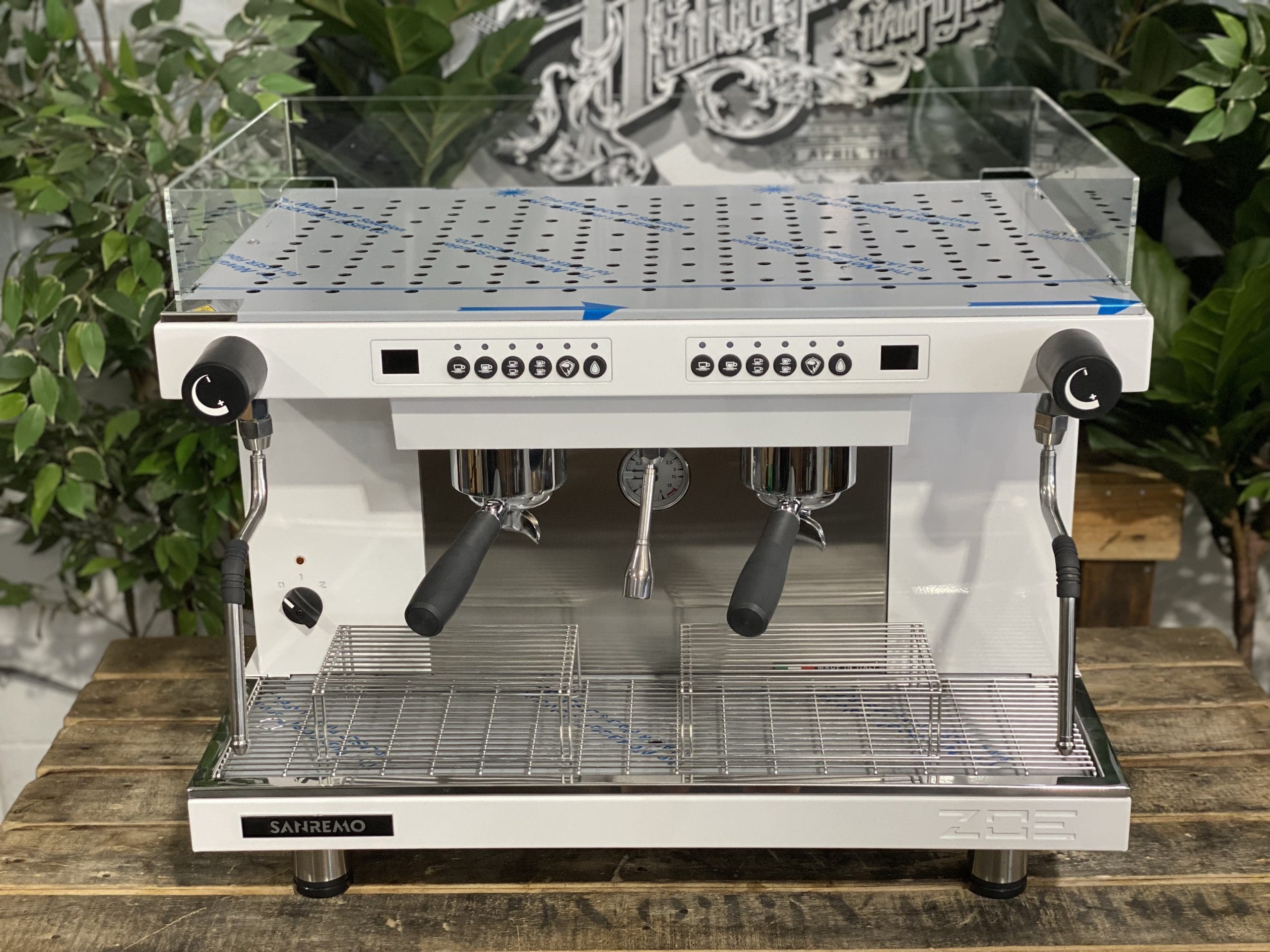 San Remo Zoe Competition Tall - 2 Group Commercial Espresso Machine - White