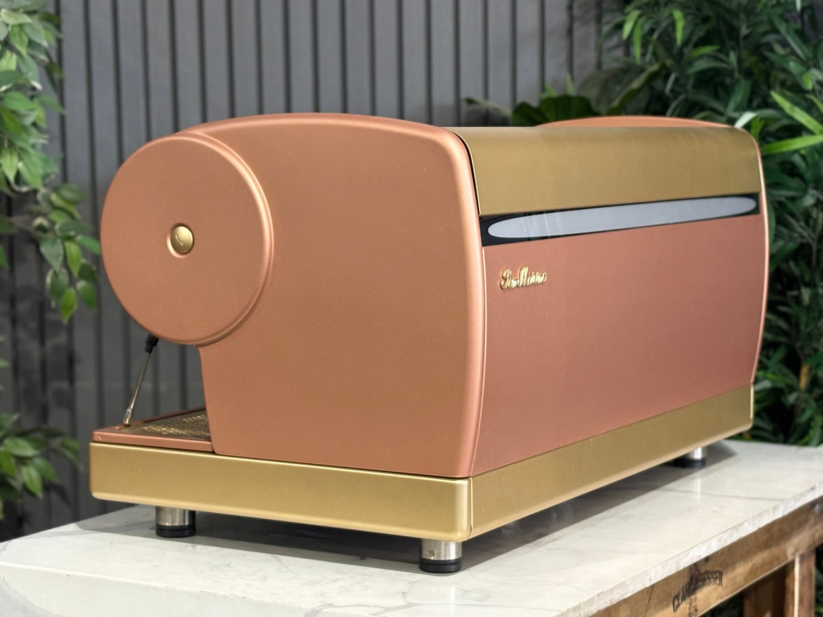 San Marino Lisa R - - 3 Group Commercial Espresso Machine - Commercial - Bronze & Gold