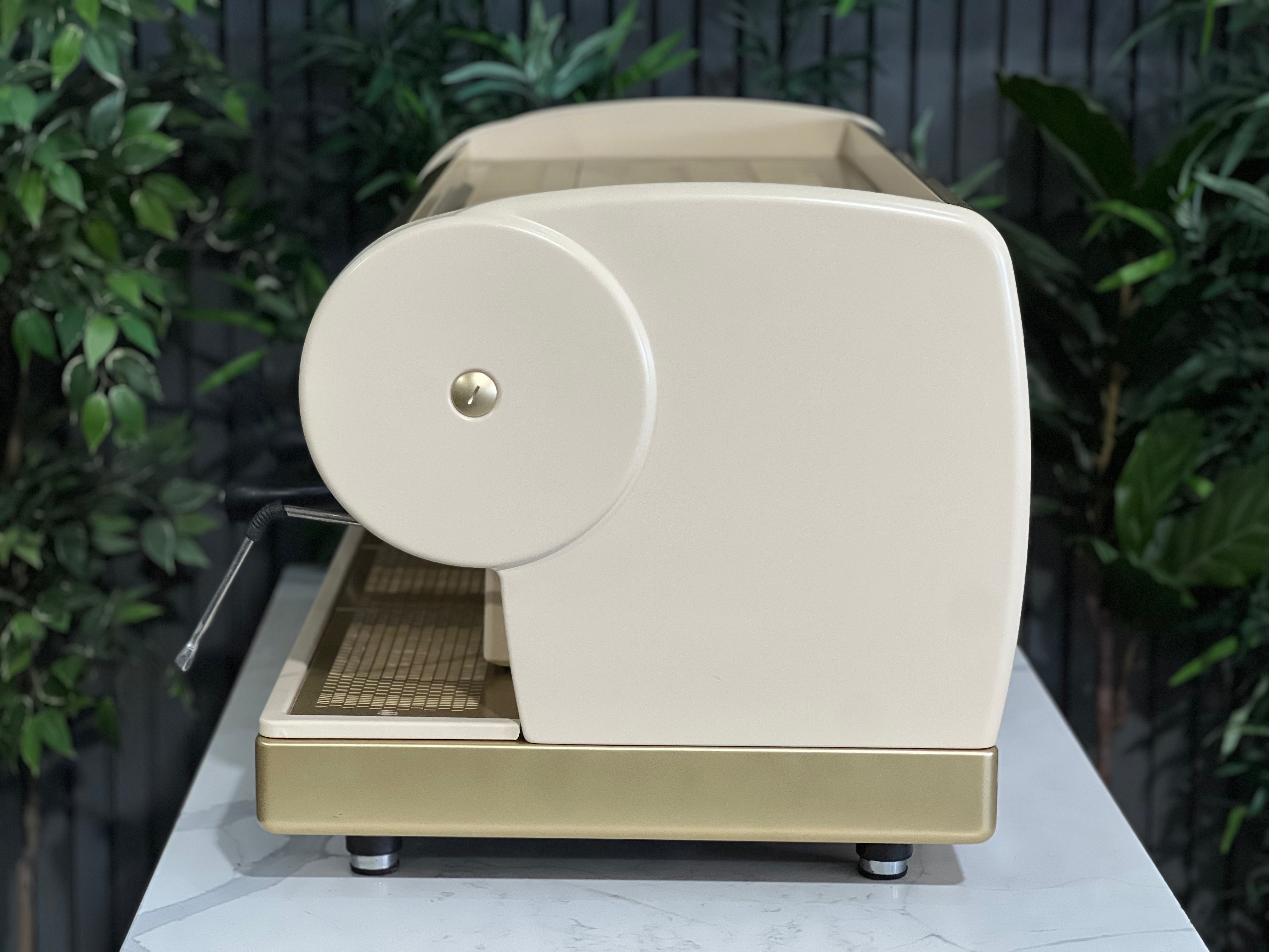 San Marino Lisa Cream - 3 Group Commercial Espresso Machine - Gold