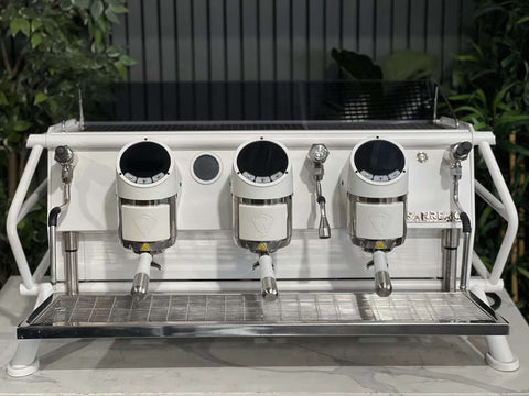 San Remo Cafe Racer Naked - 3 Group Commercial Espresso Machine - White