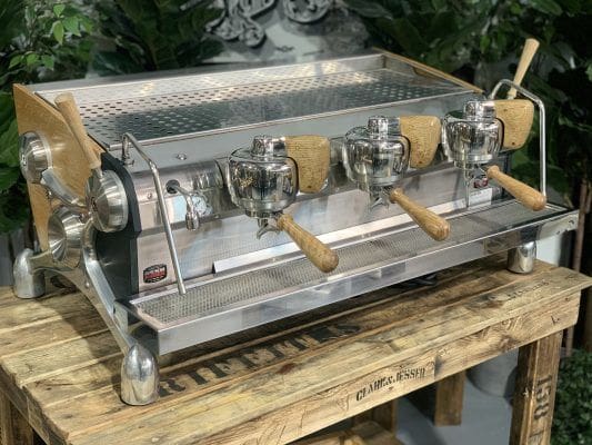 Slayer Espresso - 3 Group Commercial Espresso Machine - Timber