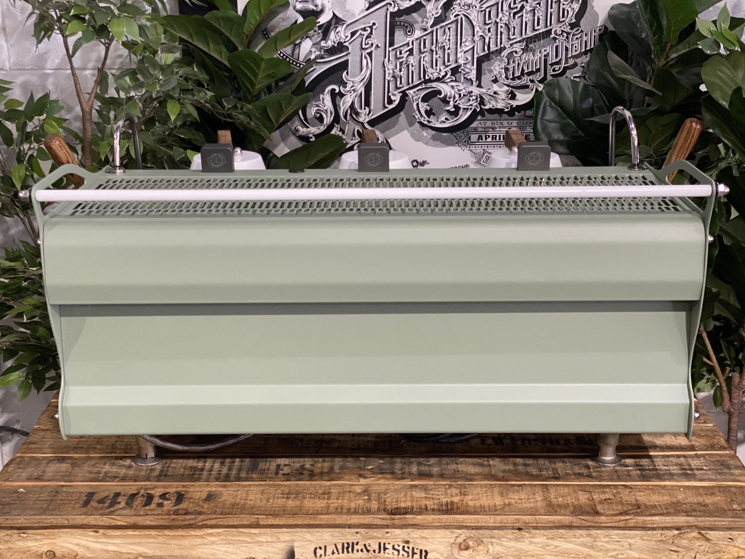 Synesso Cyncra Alcorn Shot Timers 3 Group Green & White & Timber - 30006