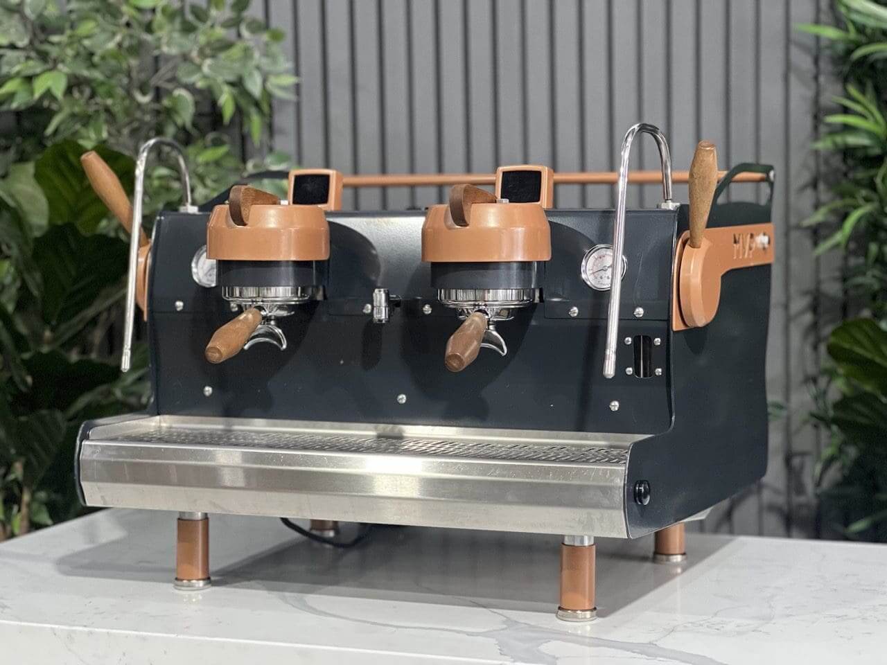 Synesso MVP Navy Blue - 2 Group Commercial Espresso Machine - Brown
