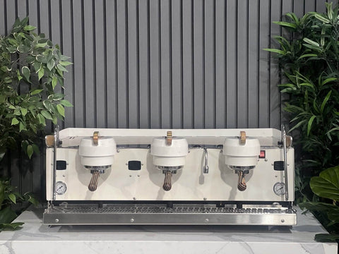 Synesso S300 White w Accents - 3 Group Commercial Espresso Machine - Timber