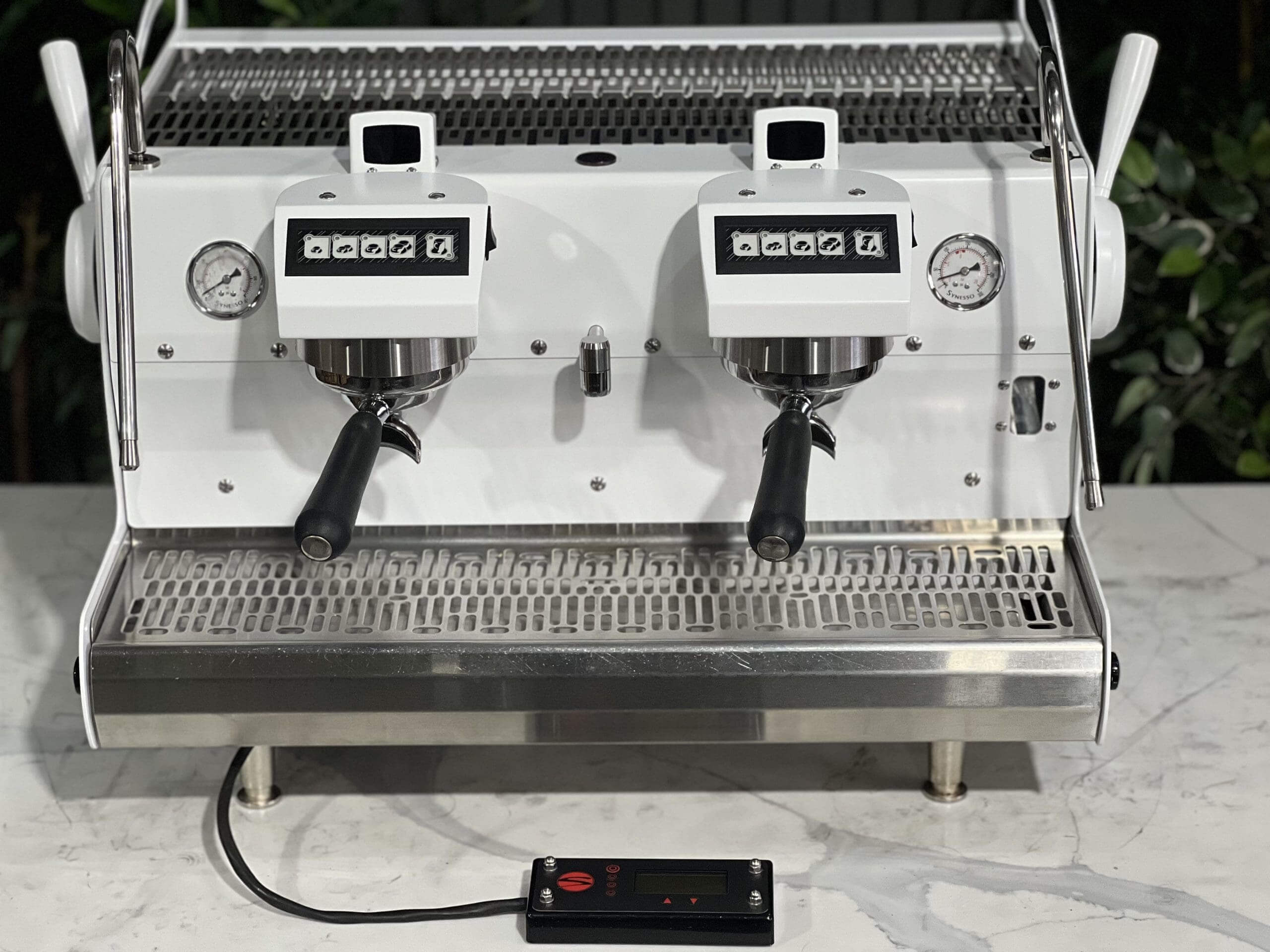 Synesso Sabre Pull Out PID - 2 Group Commercial Espresso Machine - White