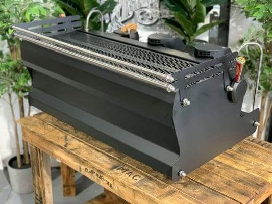 Synesso Sabre Hybrid - Matte Black / Skateboard Custom - 3 Group Commercial Espresso Machine - Timber