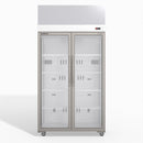 Skope TCE1000N 2 Glass Door Display or Storage Fridge with EZICORE 896L - TCE1000N