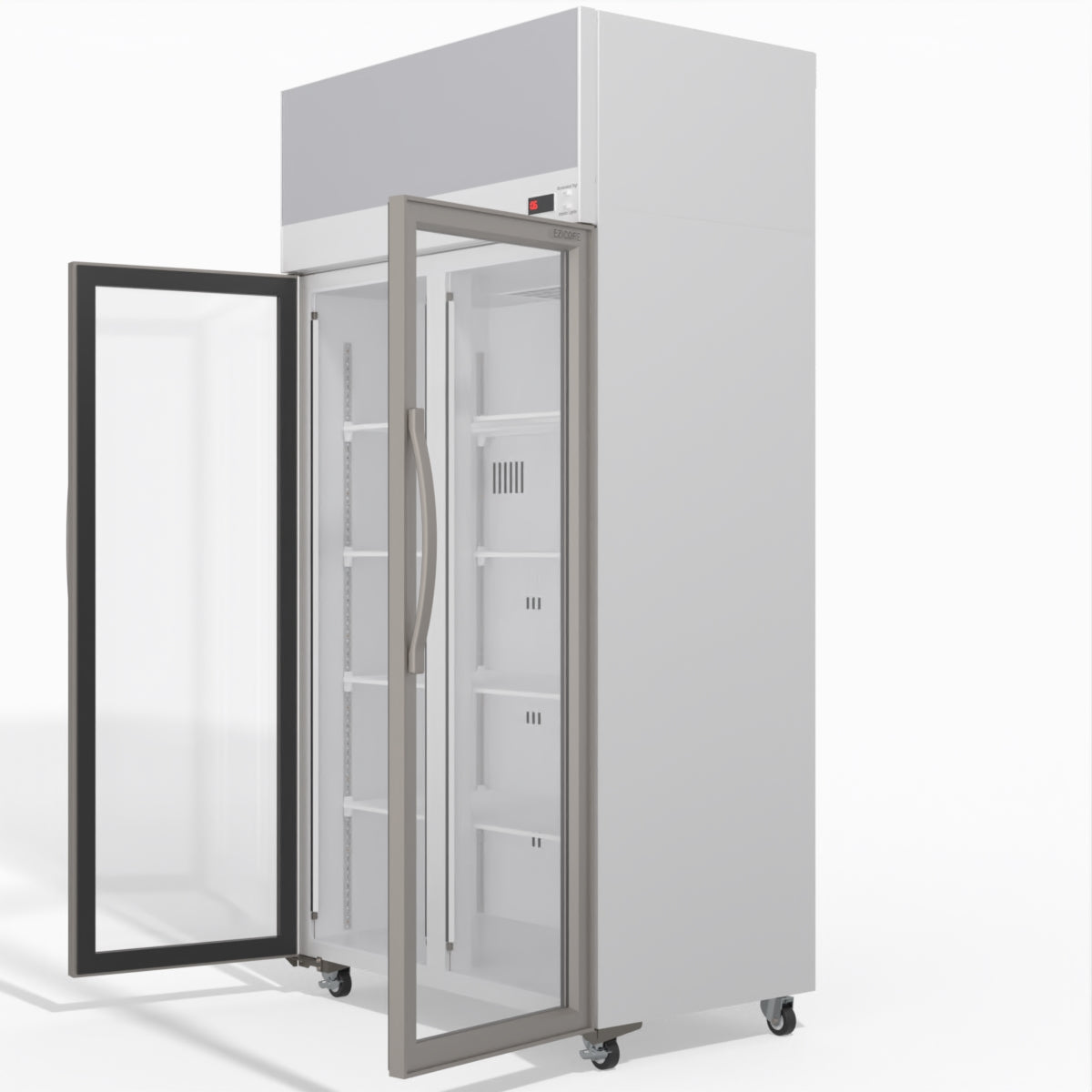 Skope TCE1000N 2 Glass Door Display or Storage Fridge with EZICORE 896L - TCE1000N