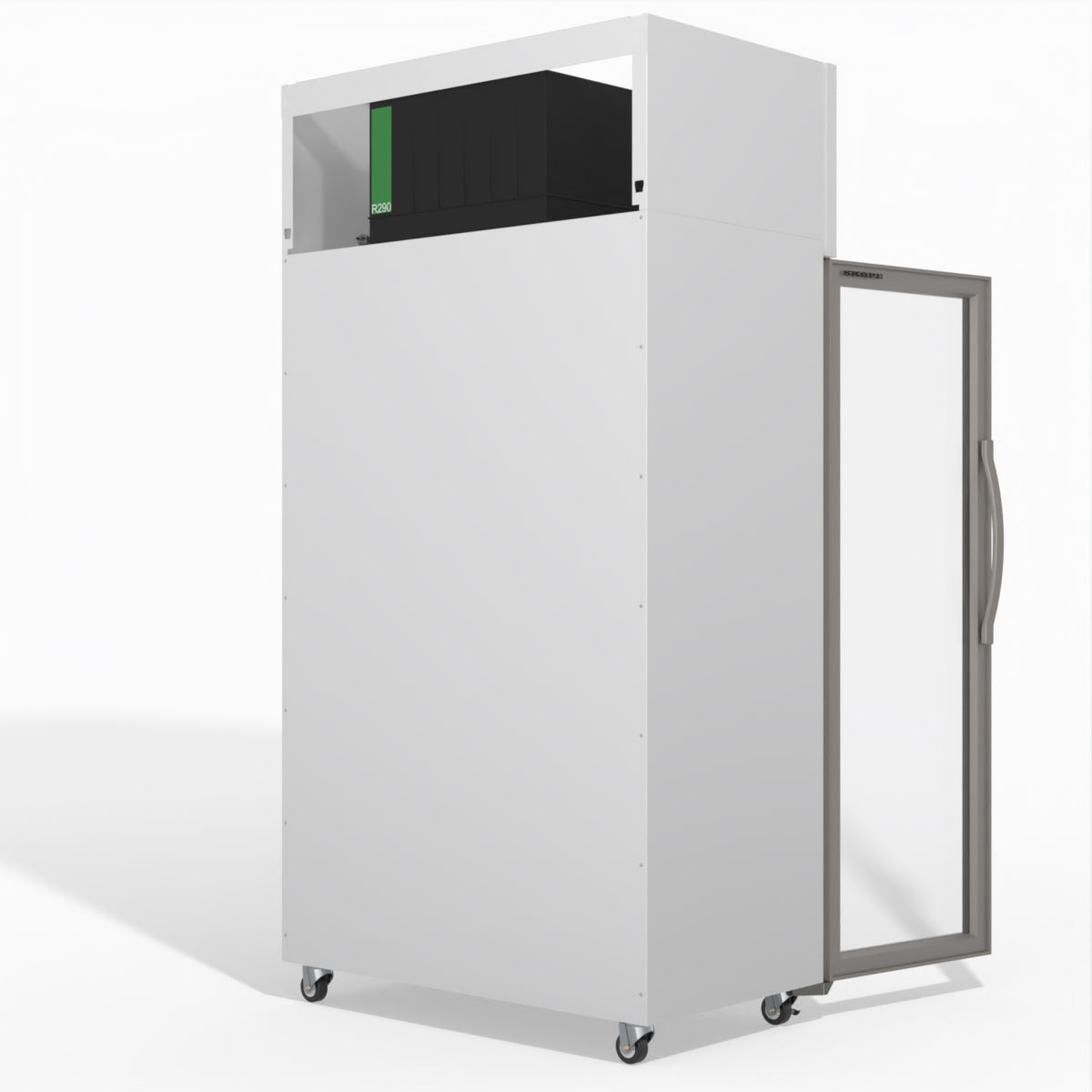Skope TCE1000N 2 Glass Door Display or Storage Fridge with EZICORE 896L - TCE1000N