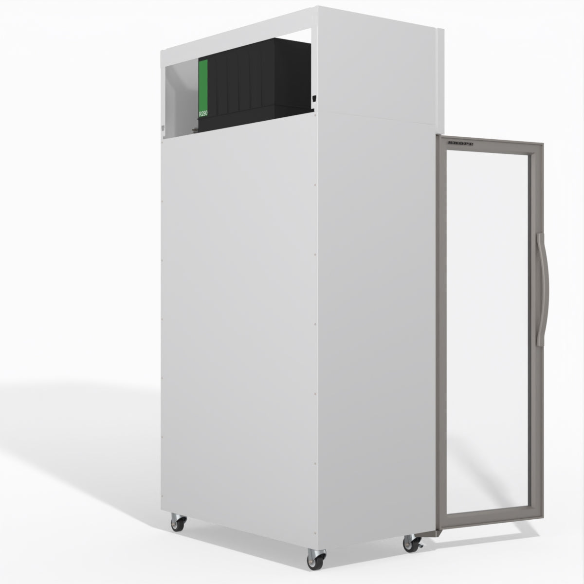 Skope TCE1000N 2 Glass Door Display or Storage Fridge with EZICORE 896L - TCE1000N