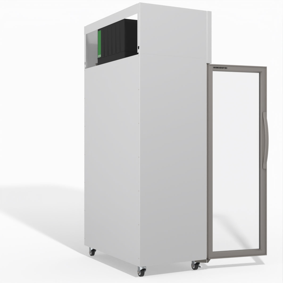 Skope TCE1000N 2 Glass Door Display or Storage Fridge with EZICORE 896L - TCE1000N