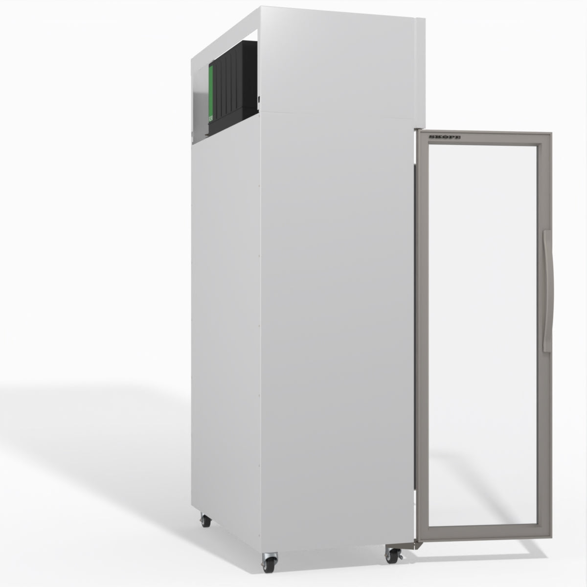 Skope TCE1000N 2 Glass Door Display or Storage Fridge with EZICORE 896L - TCE1000N