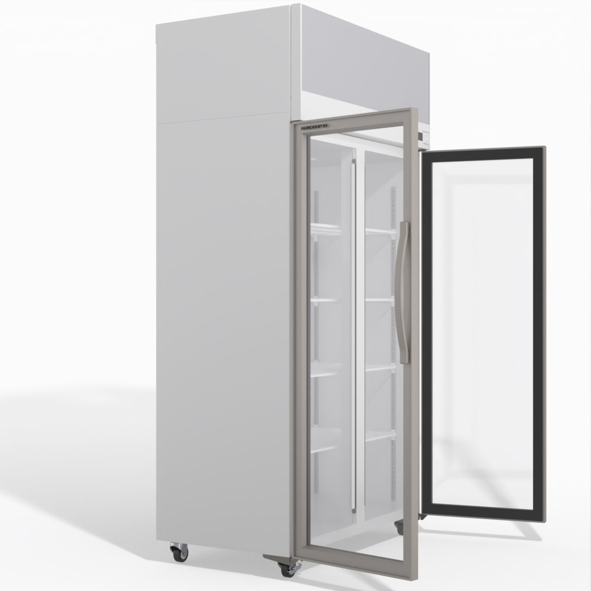 Skope TCE1000N 2 Glass Door Display or Storage Fridge with EZICORE 896L - TCE1000N