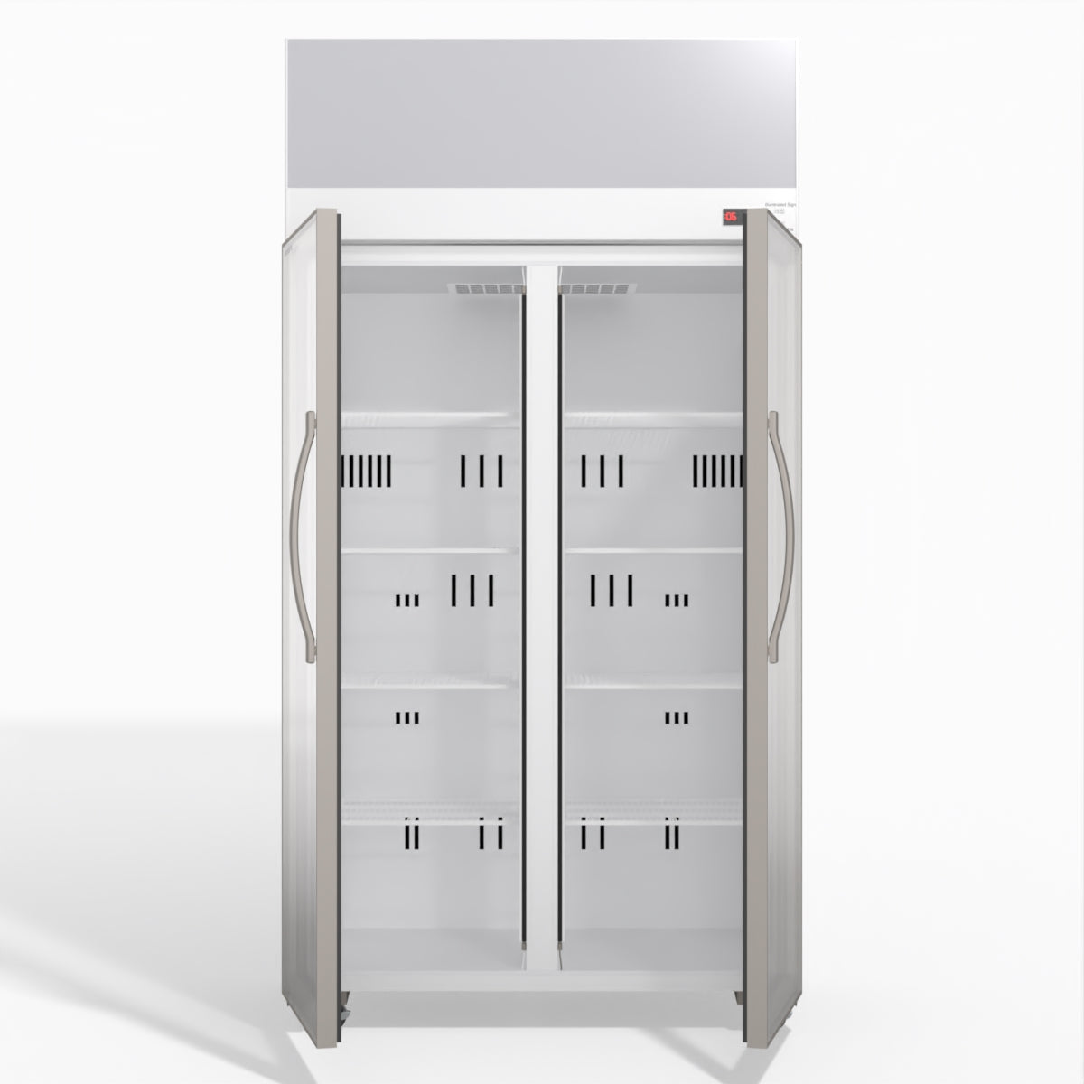Skope TCE1000N 2 Glass Door Display or Storage Fridge with EZICORE 896L - TCE1000N