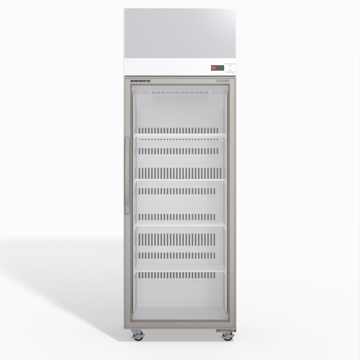 Skope EziCore TCE650N 1 Glass Door Display or Storage Fridge 557L - TCE650N