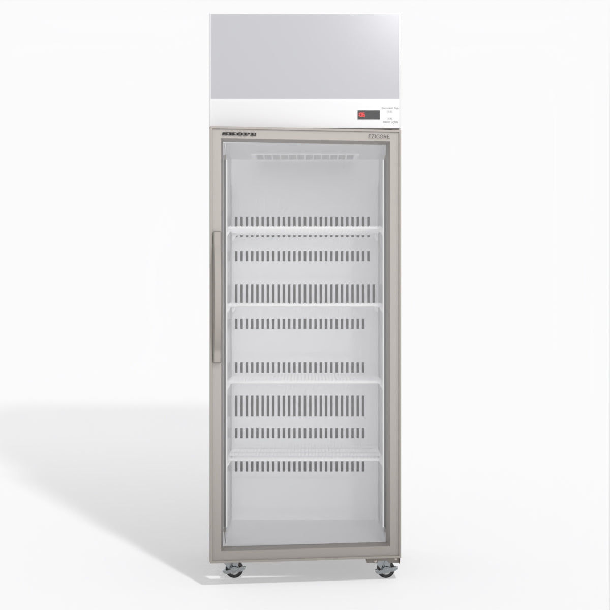 Skope EziCore TCE650N 1 Glass Door Display or Storage Fridge 557L - TCE650N