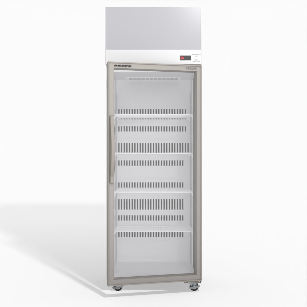 Skope EziCore TCE650N 1 Glass Door Display or Storage Fridge 557L - TCE650N