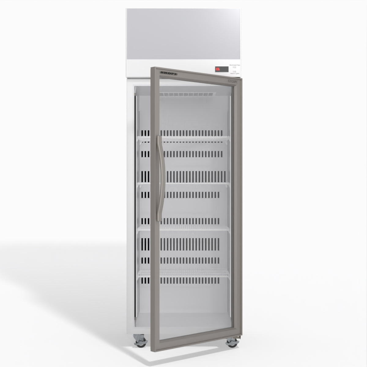 Skope EziCore TCE650N 1 Glass Door Display or Storage Fridge 557L - TCE650N