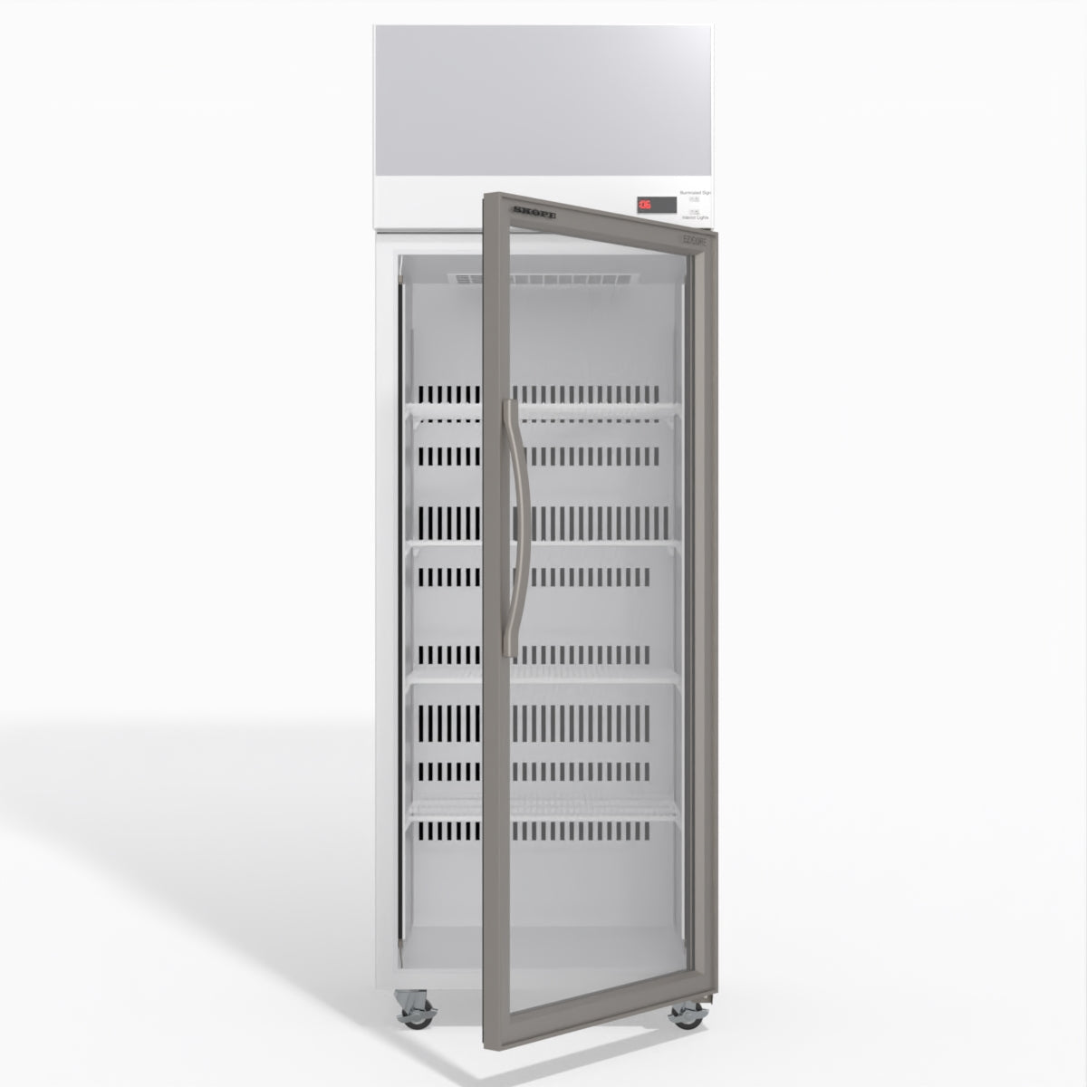 Skope EziCore TCE650N 1 Glass Door Display or Storage Fridge 557L - TCE650N