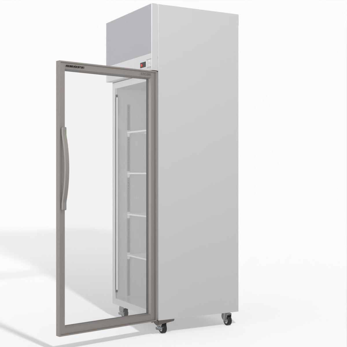 Skope EziCore TCE650N 1 Glass Door Display or Storage Fridge 557L - TCE650N