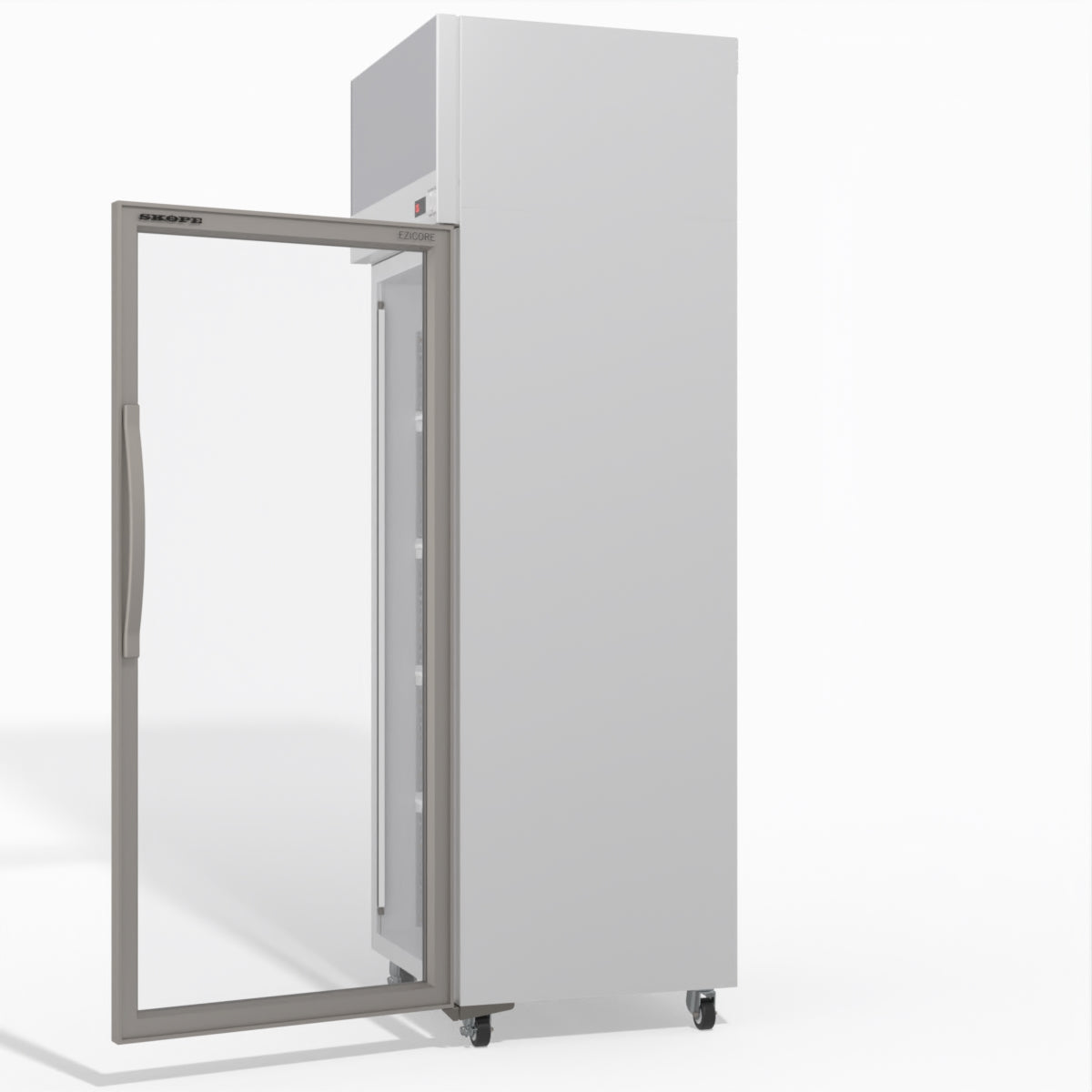 Skope EziCore TCE650N 1 Glass Door Display or Storage Fridge 557L - TCE650N